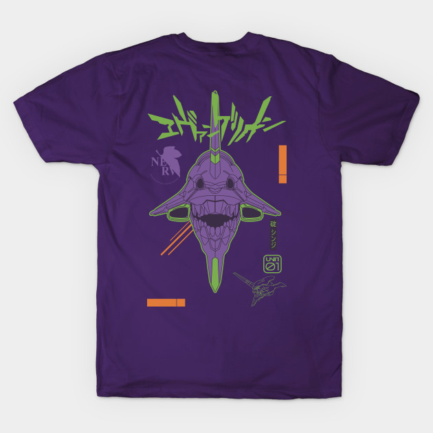 Unit 01 Print on front & Back by Jelly89